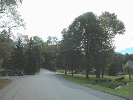 Street off which the Clinton residence is located
