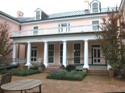 The Madisons' back porch