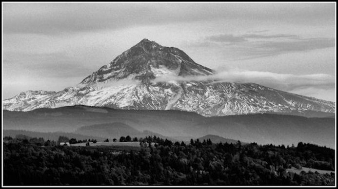 Mount Hood from Jonsrud viewpoint, Sandy, Oregon.